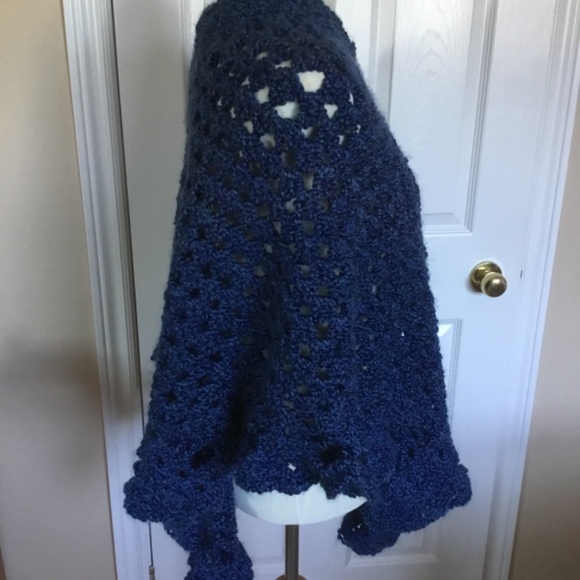 New Crocheted Poncho - Picture 4 of 4